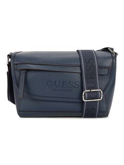 Guess - Navy PU Solid MEN Cross Body