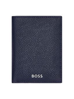 Hugo Boss - Card holder Trifold Classic Grained Navy