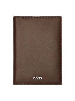 Hugo Boss - Trifold card holder Classic Smooth Brown