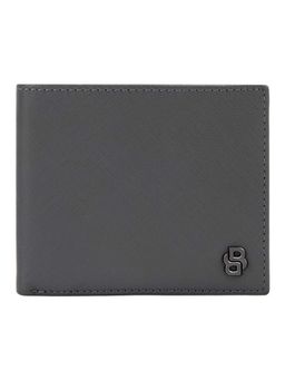 Hugo Boss - Money wallet Double B Saffiano Grey