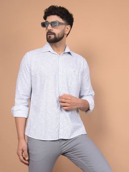 CRIMSOUNE CLUB - Men Purple Printed Shirt