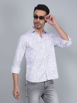 CRIMSOUNE CLUB - Men Multi-Color Abstract Print Shirt