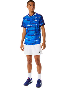 ASICS - Match Graphic Ss Blue Mens T-shirts