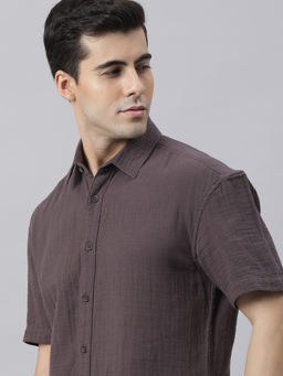 Rare Rabbit - Purple Casual Shirts