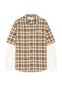 House of Sunny - Double Layered Button Down Shirt