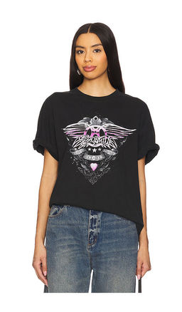 Philcos - Aerosmith Pink Chrome Boxy Tee