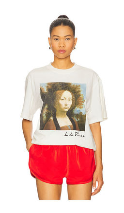 Philcos - Leonardo Da Vinci Ginevra De' Benci Boxy Tee