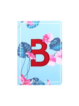 Doodle Collection - Doodle Initial B - Floral Monogram Notebook