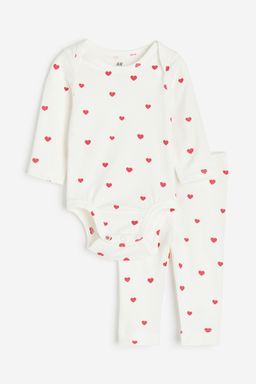 H&M - Boys & Girls 2-Piece Cotton Jersey Set