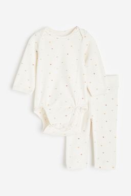 H&M - Boys & Girls 2-Piece Cotton Jersey Set