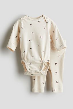 H&M - Boys & Girls 2-Piece Cotton Jersey Set