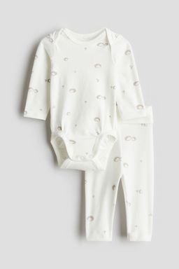 H&M - Boys & Girls 2-Piece Cotton Jersey Set