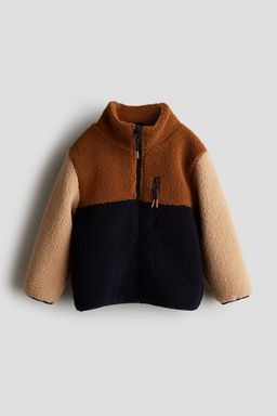 H&M - Boys Brown Teddy Jacket