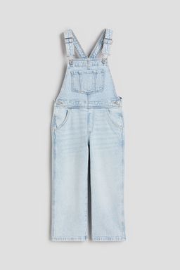 H&M - Girls Blue Denim Dungarees
