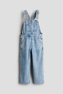 H&M - Girls Blue Denim Dungarees