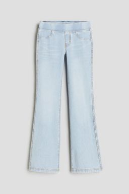 H&M - Girls Blue Flared Jersey Trousers