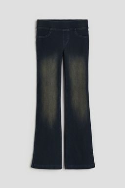 H&M - Girls Blue Flared Jersey Trousers