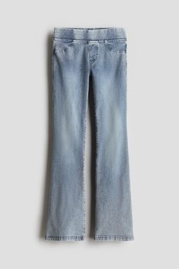 H&M - Girls Blue Flared Jersey Trousers