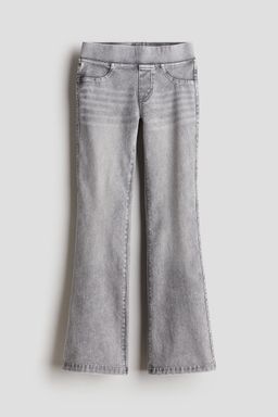 H&M - Girls Grey Flared Jersey Trousers