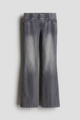 H&M - Girls Grey Flared Jersey Trousers
