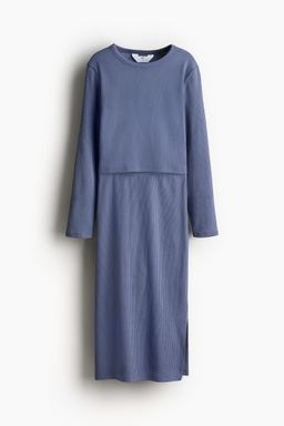 H&M - Girls 2-Piece Ribbed Top And Skirt Set