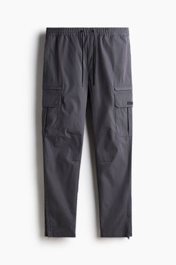 H&M - Men Grey Slim Fit Cargo Trousers