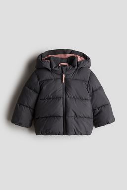 H&M - Boys & Girls Grey Appliqua D Puffer Jacket