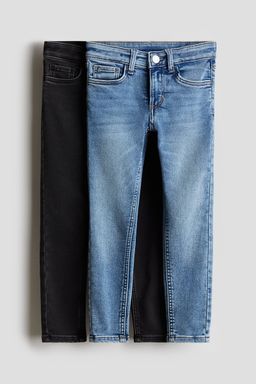 H&M - Girls 2-Pack Supersoft Skinny Fit Jeans