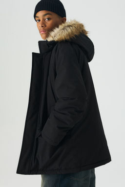 H&M - Boys Black Water-Repellent Padded Parka