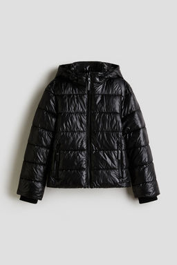 H&M - Girls Black Puffer Jacket