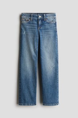 H&M - Girls Blue Straight Leg Jeans