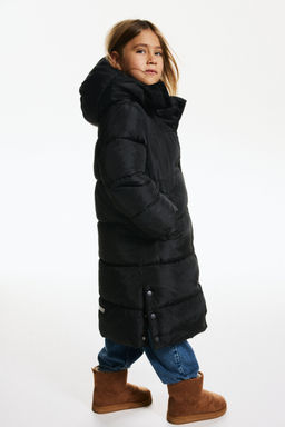 H&M - Girls Black Water-Repellent Puffer Jacket