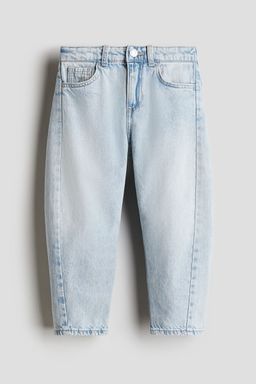 H&M - Girls Blue Loose-Fit Ballon-Leg Jeans