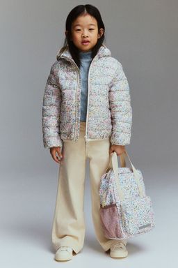 H&M - Girls White Water-Repellent Padded Jacket