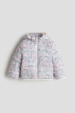 H&M - Girls White Water-Repellent Padded Jacket