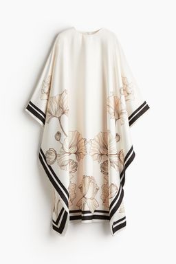 H&M - Women White Satin Kaftan Dress