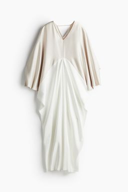 H&M - Women Beige Satin Kaftan Dress