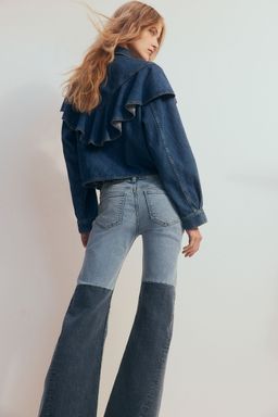 H&M - Women Blue Flared Low Jeans