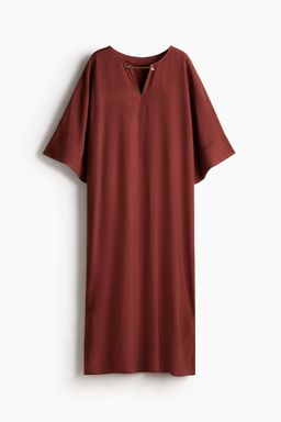 H&M - Women Orange Chain-Detail Kaftan Dress