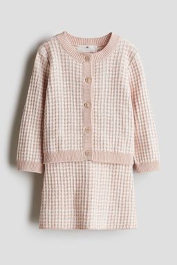 H&M - Girls 2-Piece Cardigan And Skirt Set