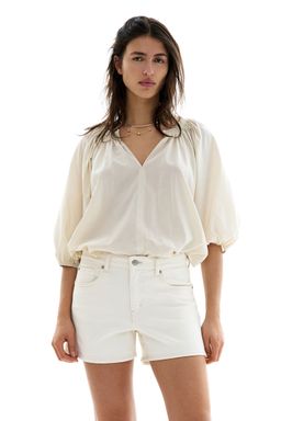 H&M - Women White Denim Shorts