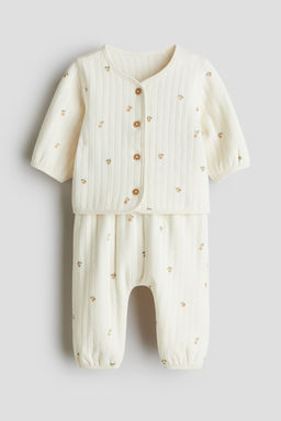 H&M - Boys & Girls 2-Piece Quilted Jersey Set