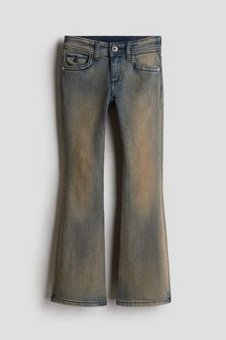 H&M - Girls Blue Flared Leg Low Jeans
