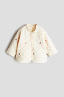 H&M - Girls Beige Quilted Jacket