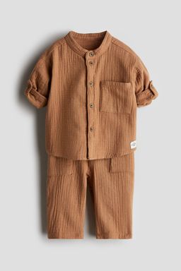 H&M - Boys 2-Piece Cotton Muslin Set