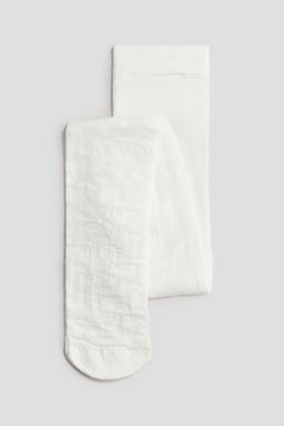 H&M - Girls White Tights