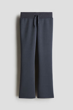H&M - Girls Grey Flared Scuba Joggers