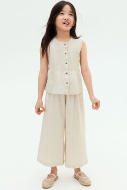 H&M - Girls 2-Piece Linen-Blend Set