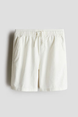 H&M - Boys White Linen-Blend Shorts
