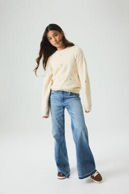 H&M - Girls Blue Flared Jeans